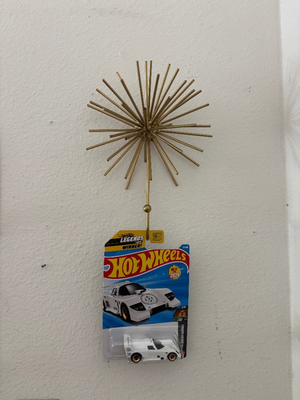 Gold Bursting Star Wall Hook